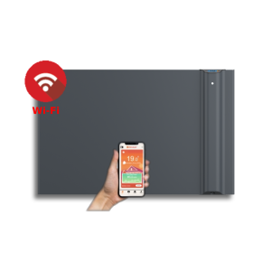 KLIMA 10 WI-FI - 1000W grzejnik elektryczny na podczerwień energooszczędny z wbudowanym modułem WI-FI - kolor antracyt